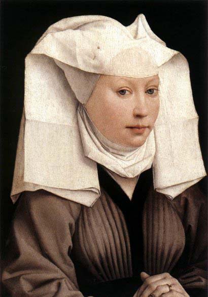 WEYDEN, Rogier van der Lady Wearing a Gauze Headdress